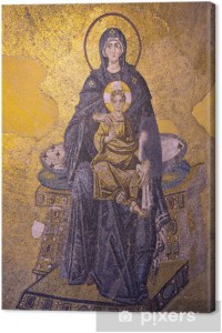 canvastavlor-jungfru-maria-med-barnet-kristus-apsen-mosaic-hagia-sofia-ist